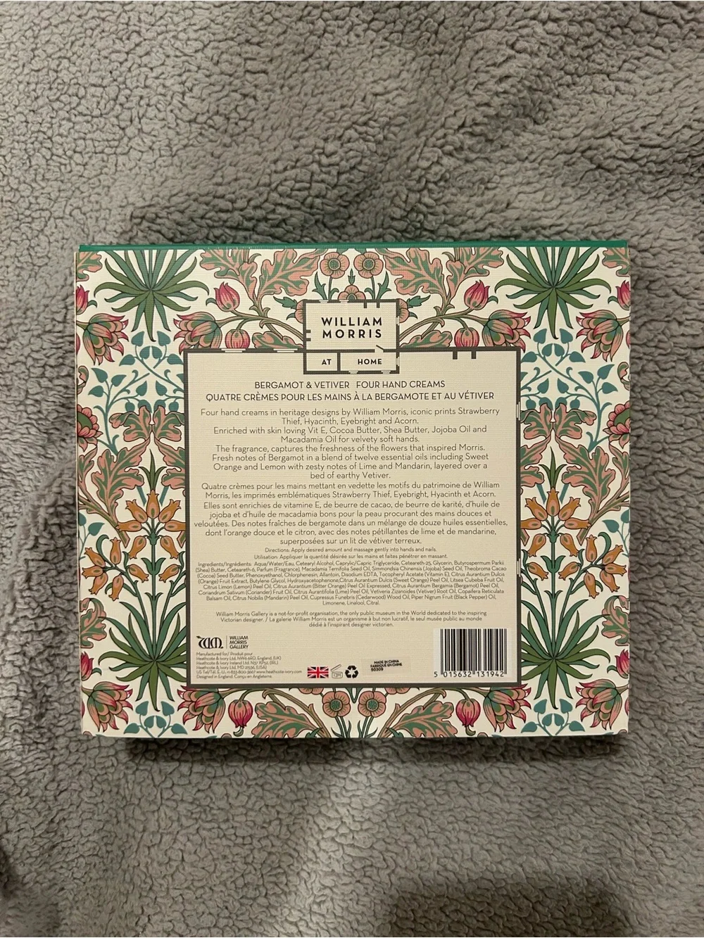 William Morris Floral Hand Cream Set — Multicolor